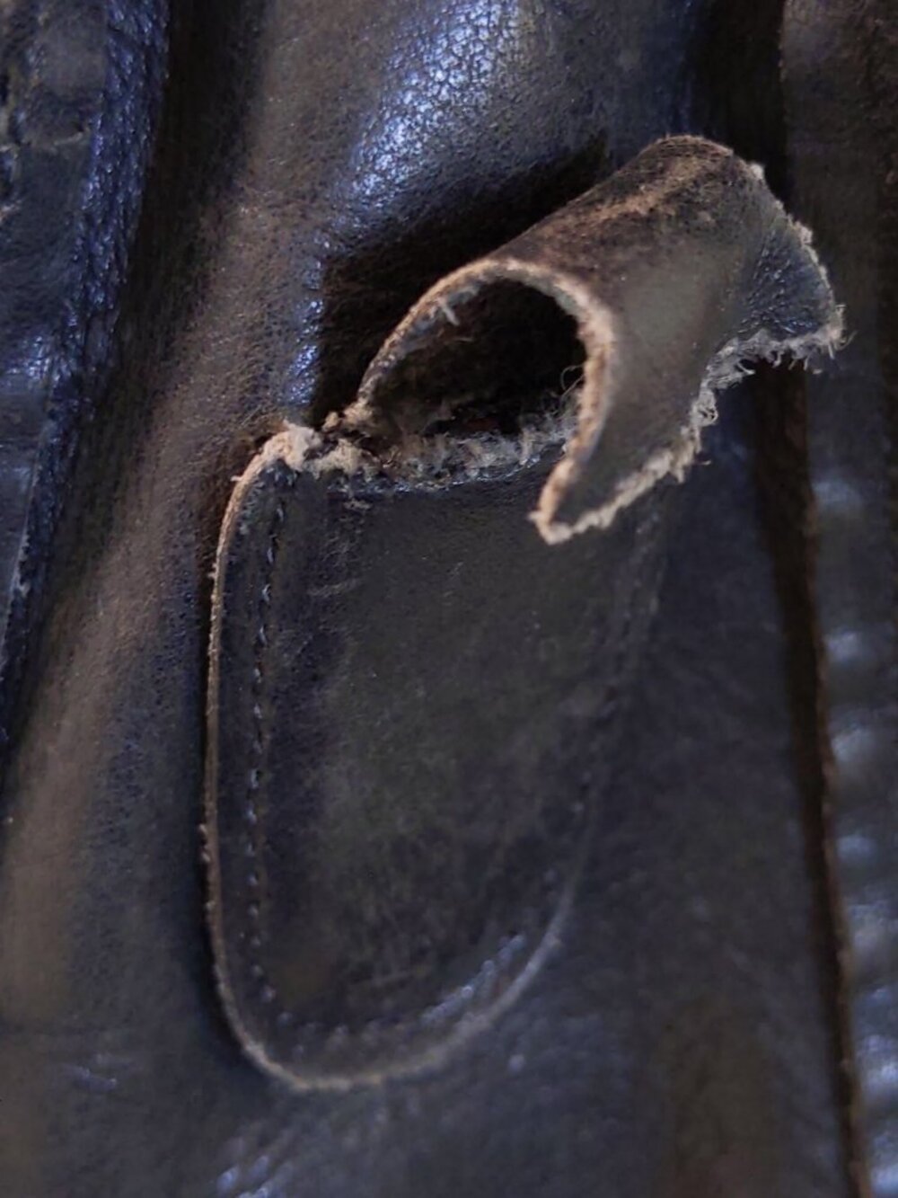 Coach Leather Swinger Style Shoulder Bag 4040 Black *broken* - Picture 7 of 13